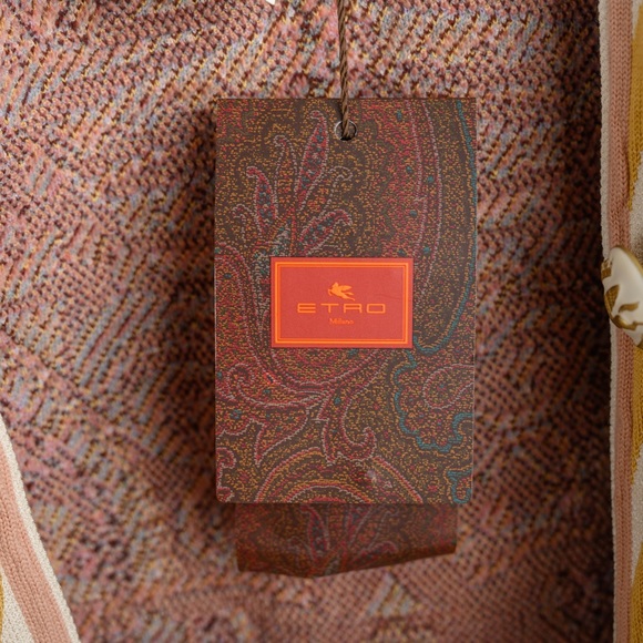 ETRO JACQUARD-KNIT WOOL-BLEND CARDIGAN - Picture 9 of 14